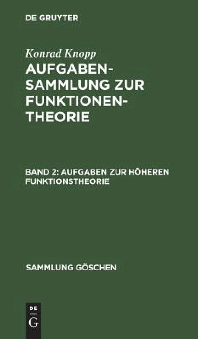 Aufgaben zur höheren Funktionstheorie