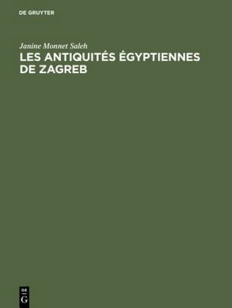 antiquités égyptiennes de Zagreb
