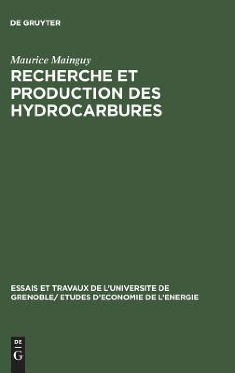Recherche Et Production Des Hydrocarbures