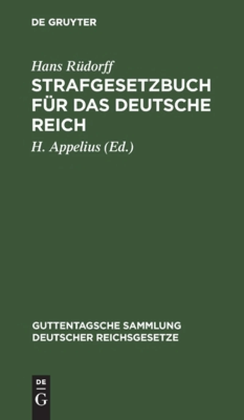 Strafgesetzbuch für das Deutsche Reich