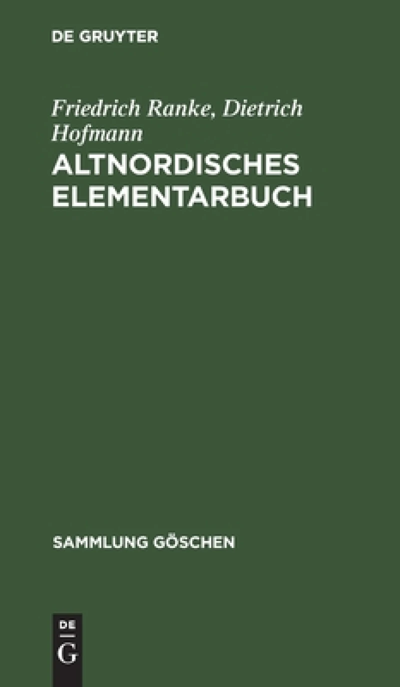 Altnordisches Elementarbuch