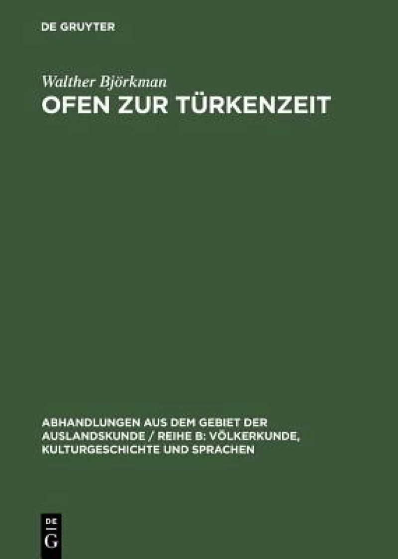 Ofen Zur Türkenzeit