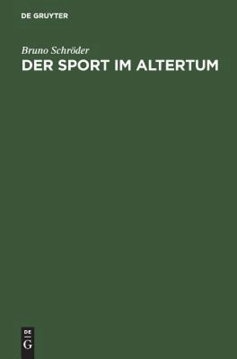 Der Sport Im Altertum