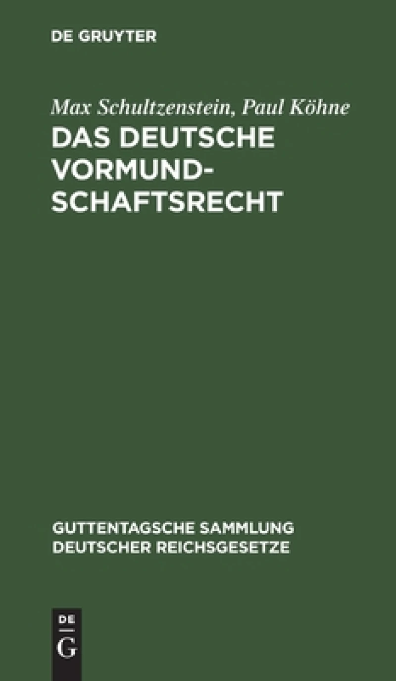 deutsche Vormundschaftsrecht
