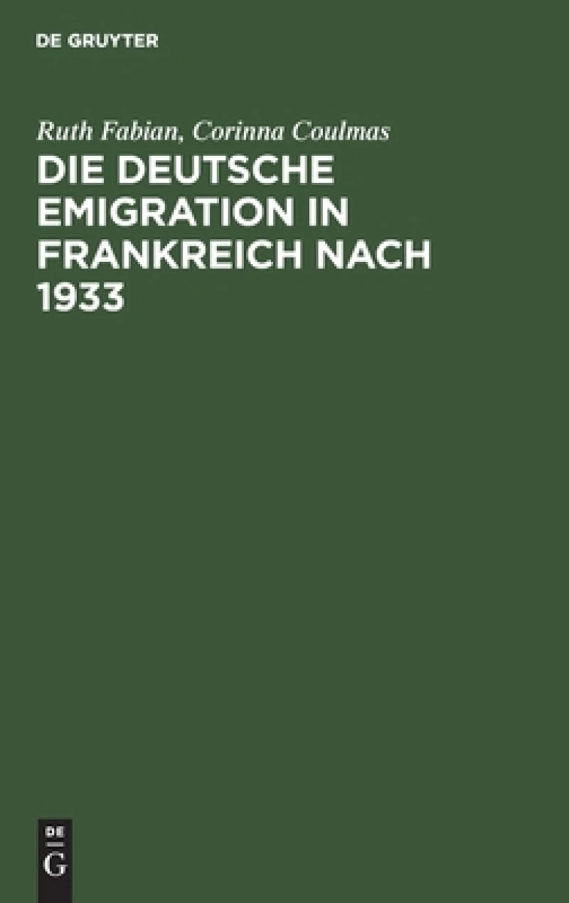 deutsche Emigration in Frankreich nach 1933