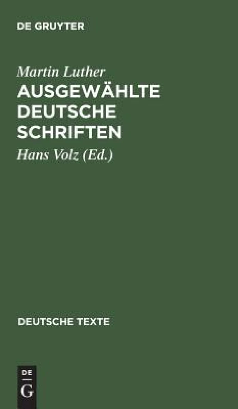 Ausgewählte Deutsche Schriften