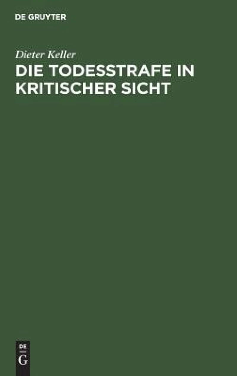 Todesstrafe in kritischer Sicht