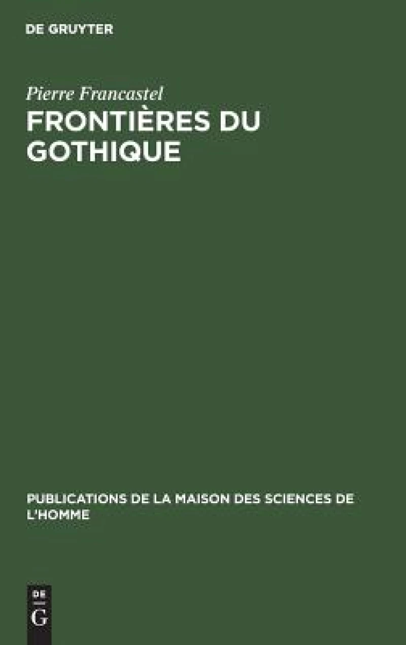 Frontières Du Gothique