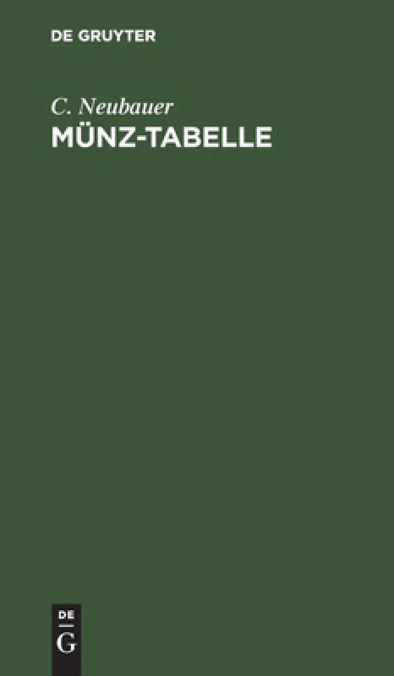 Münz-Tabelle