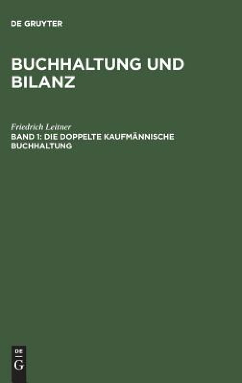 doppelte kaufmännische Buchhaltung
