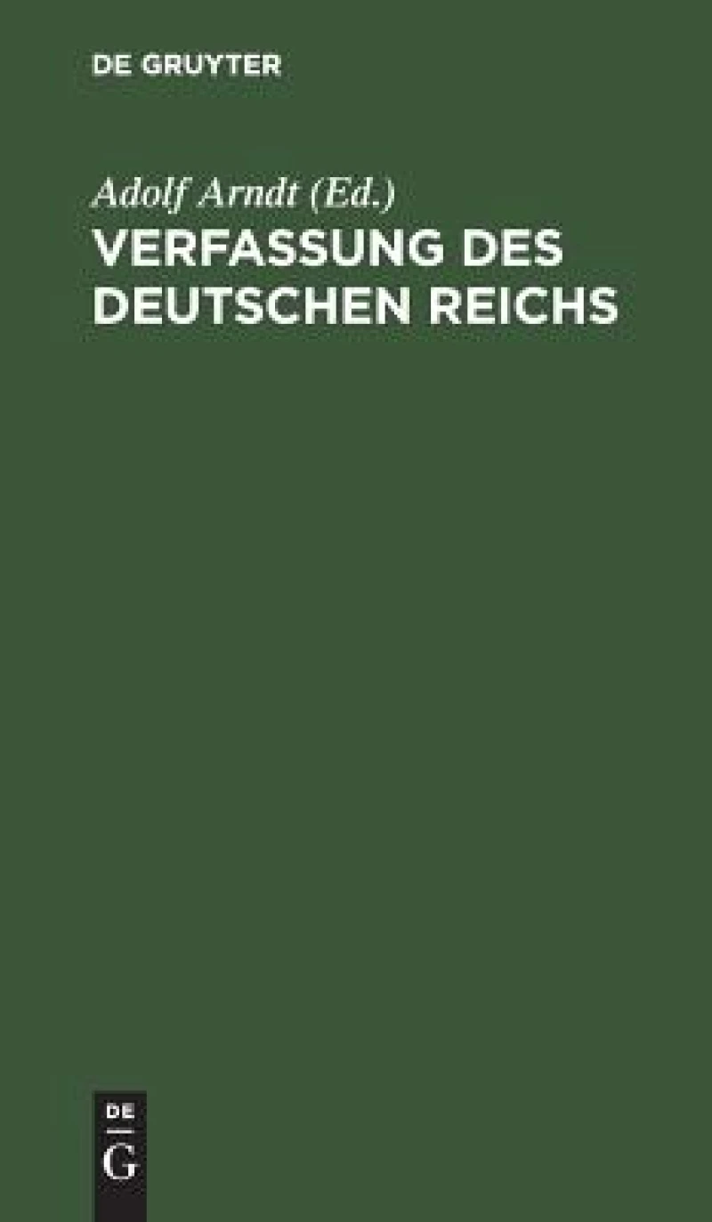 Verfassung des Deutschen Reichs