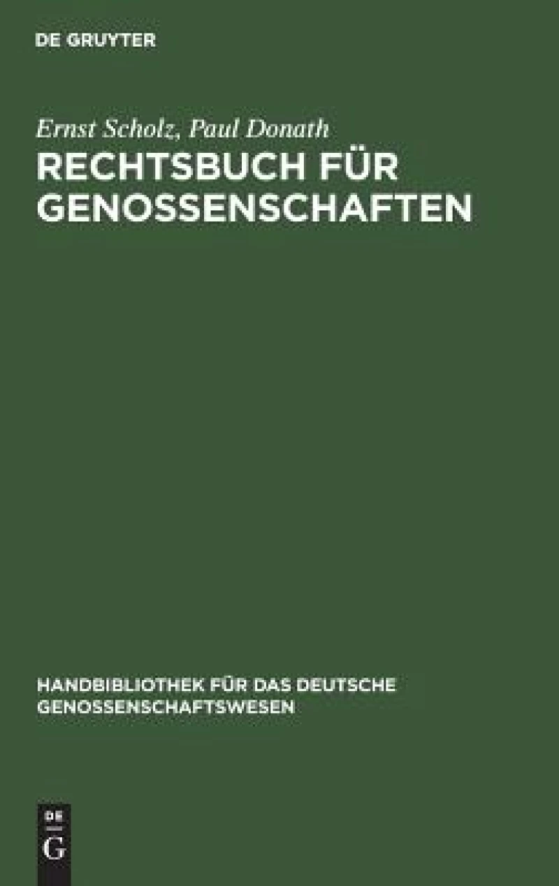 Rechtsbuch für Genossenschaften
