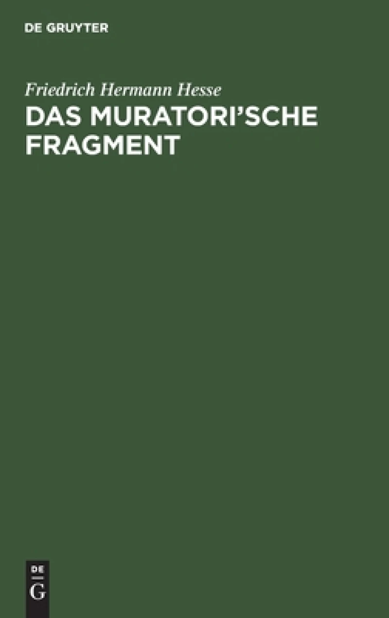 Muratori''sche Fragment