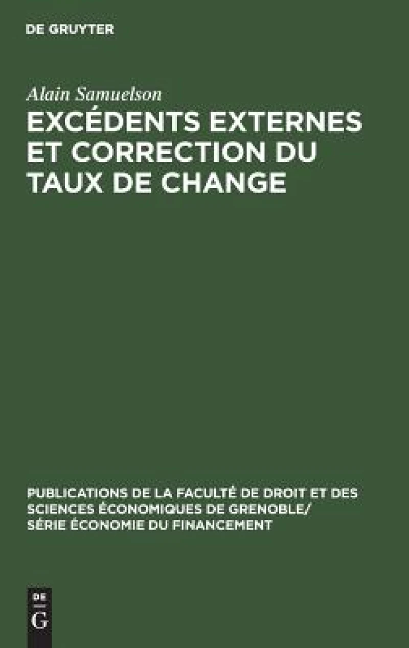 Excédents externes et correction du taux de change