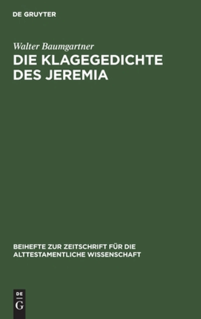 Klagegedichte des Jeremia