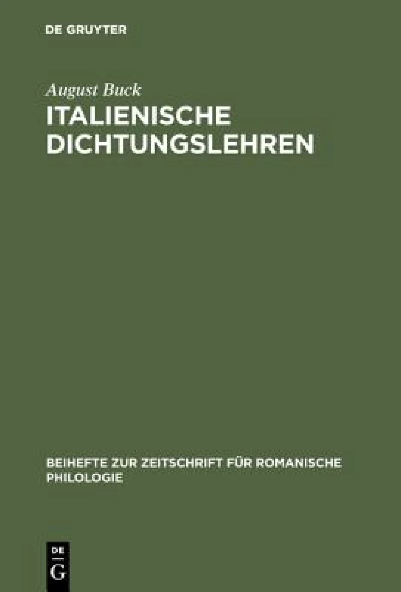 Italienische Dichtungslehren