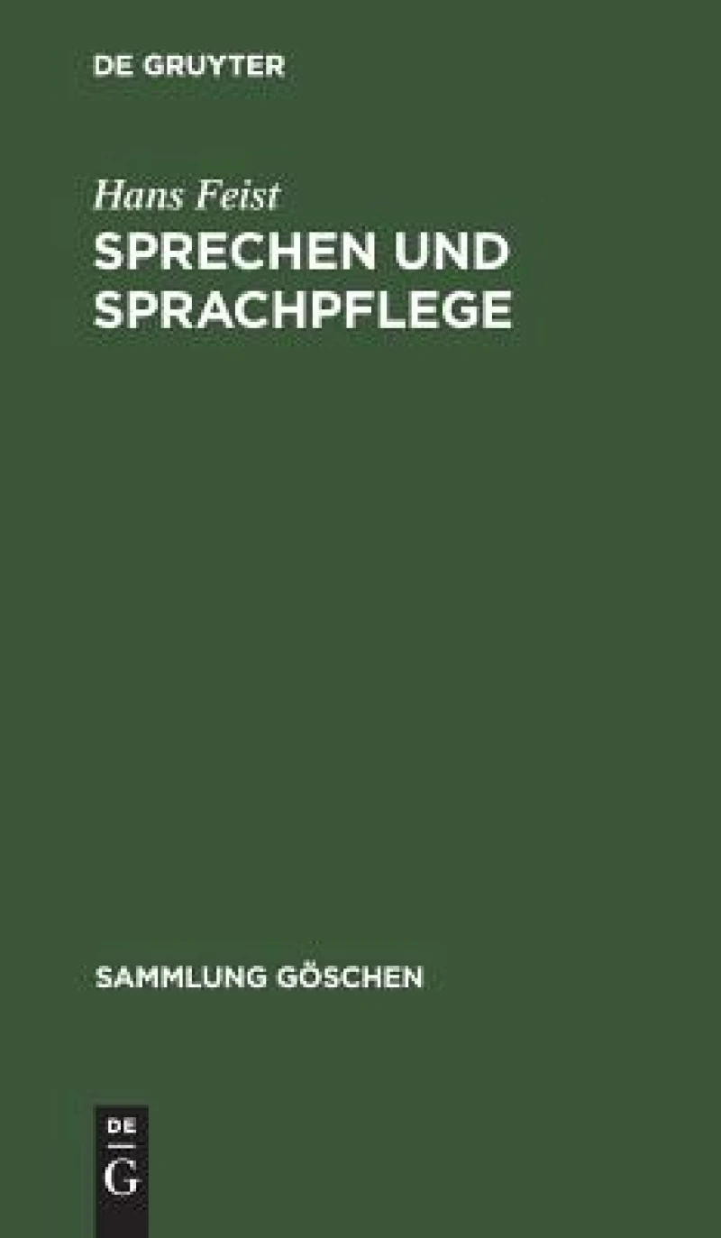 Sprechen und Sprachpflege