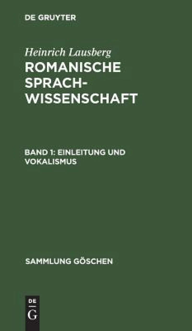 Einleitung Und Vokalismus