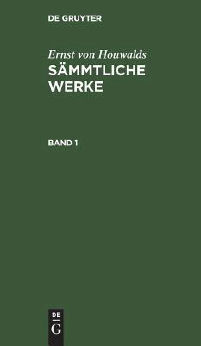 Sämmtliche Werke. Band 1