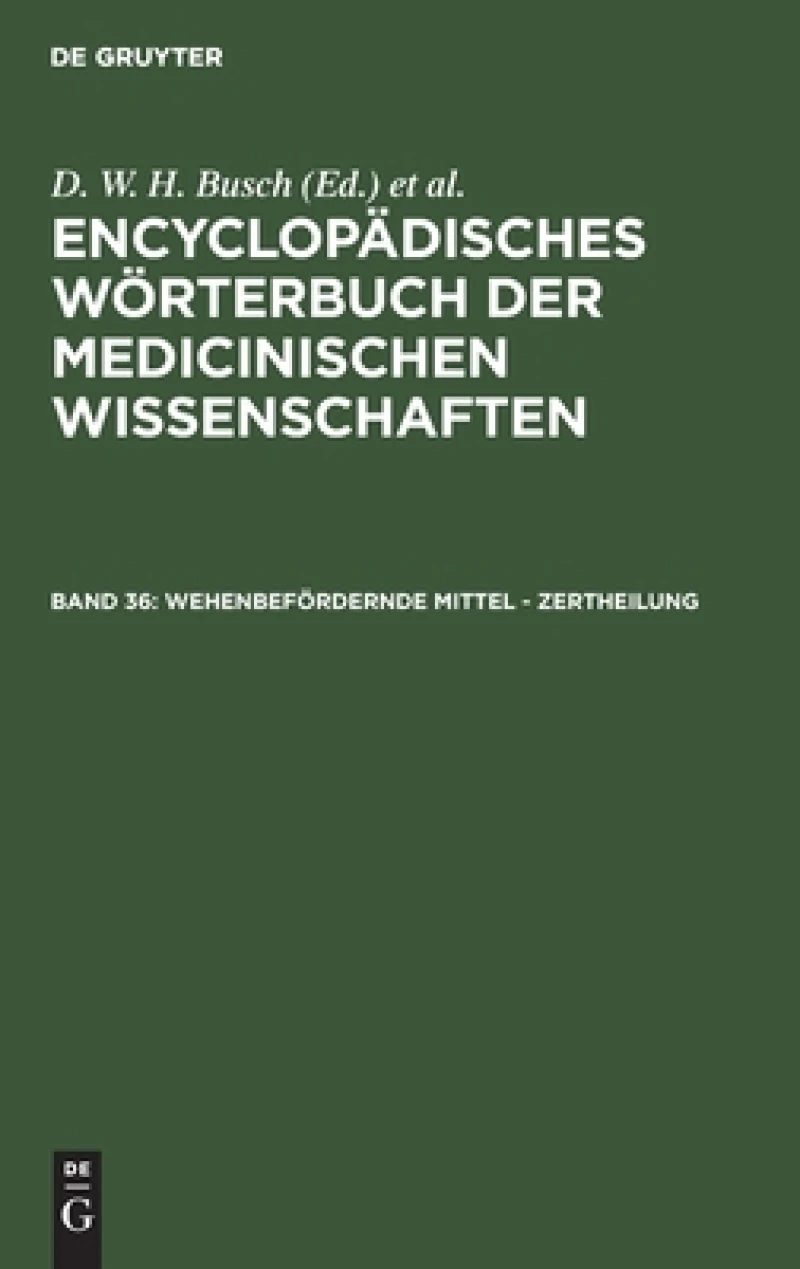 Wehenbefördernde Mittel - Zertheilung