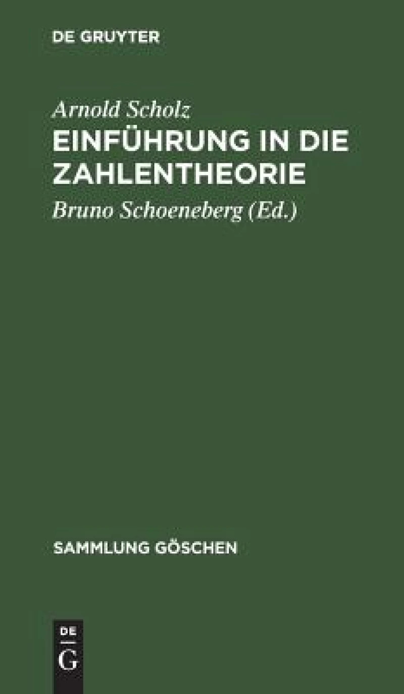 Einführung in Die Zahlentheorie