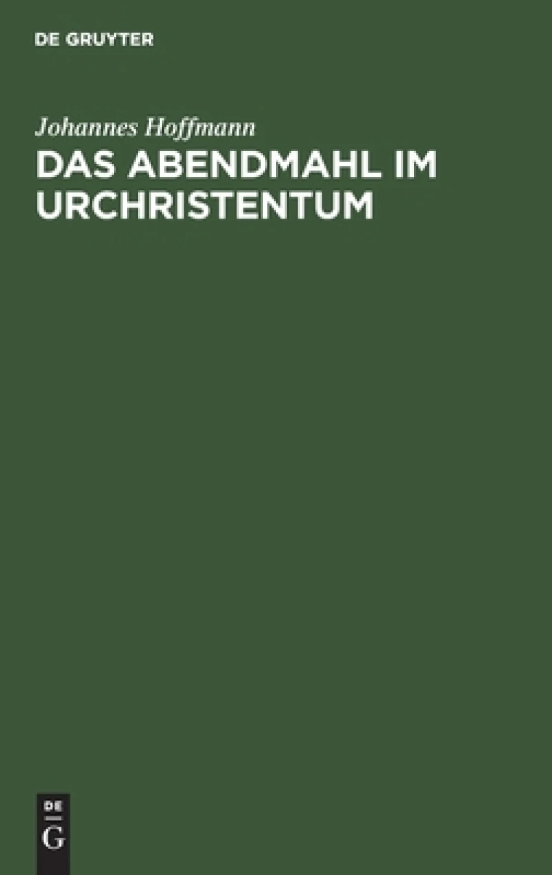 Abendmahl im Urchristentum
