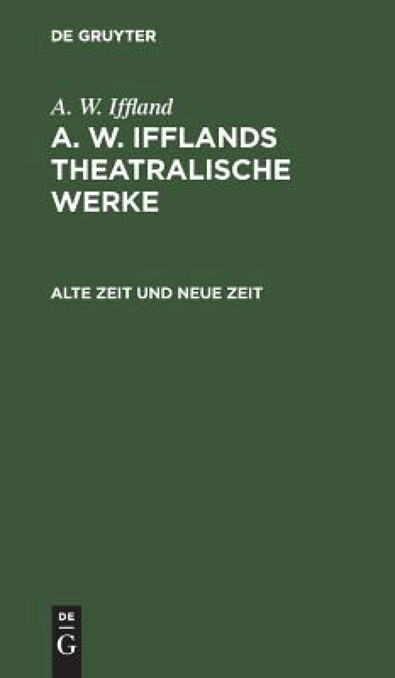 Alte Zeit Und Neue Zeit