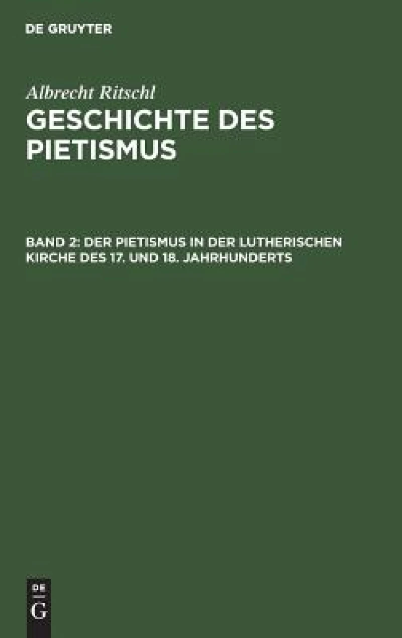 Pietismus in der lutherischen Kirche des 17. und 18. Jahrhunderts