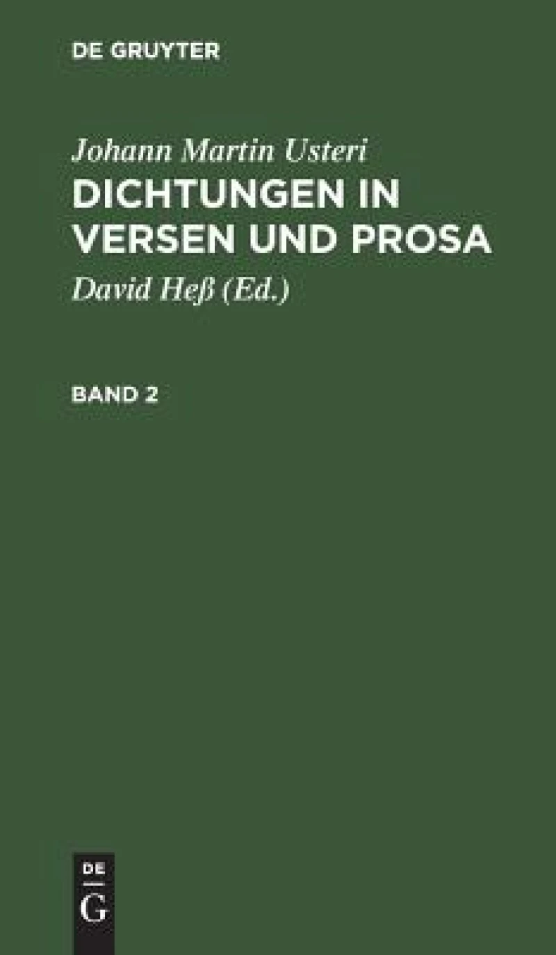 Dichtungen in Versen und Prosa