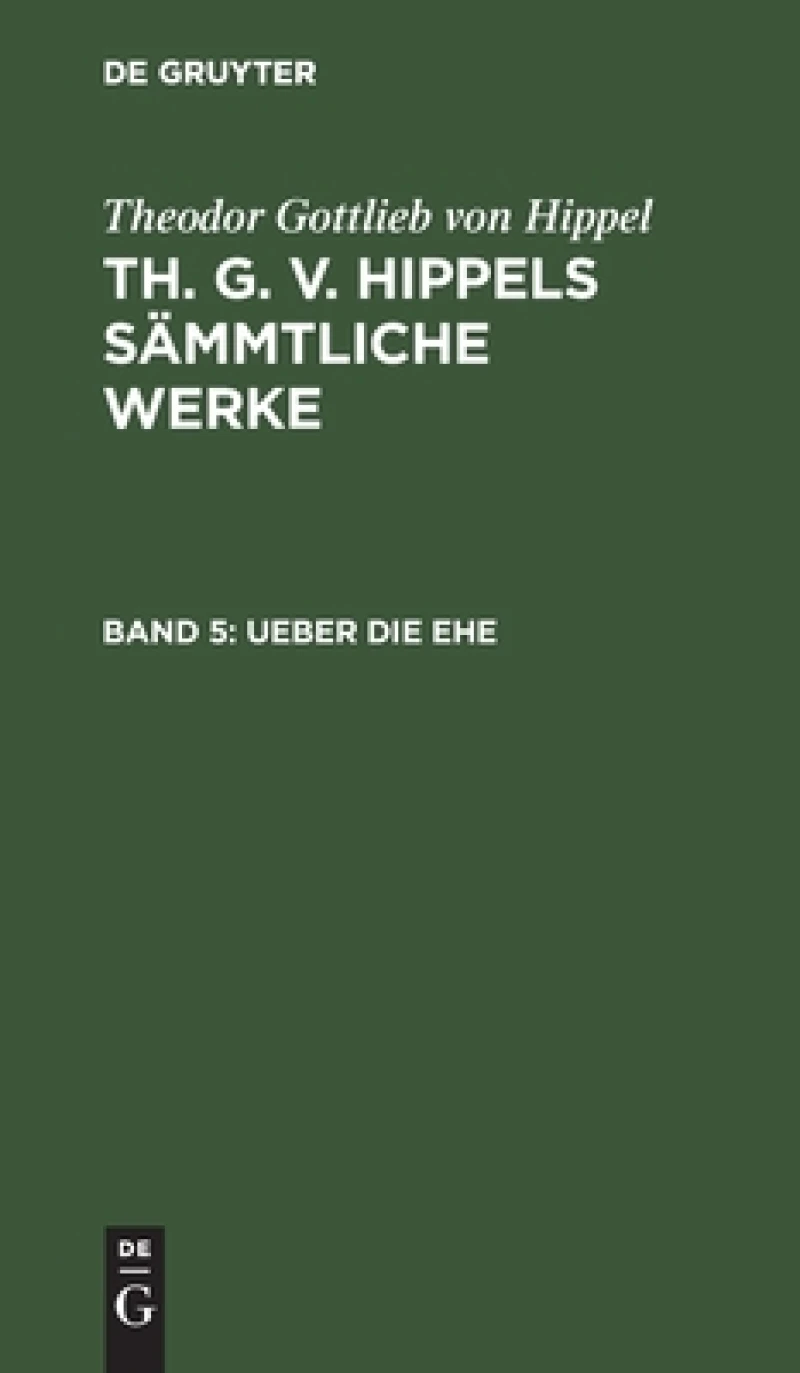 Ueber die Ehe