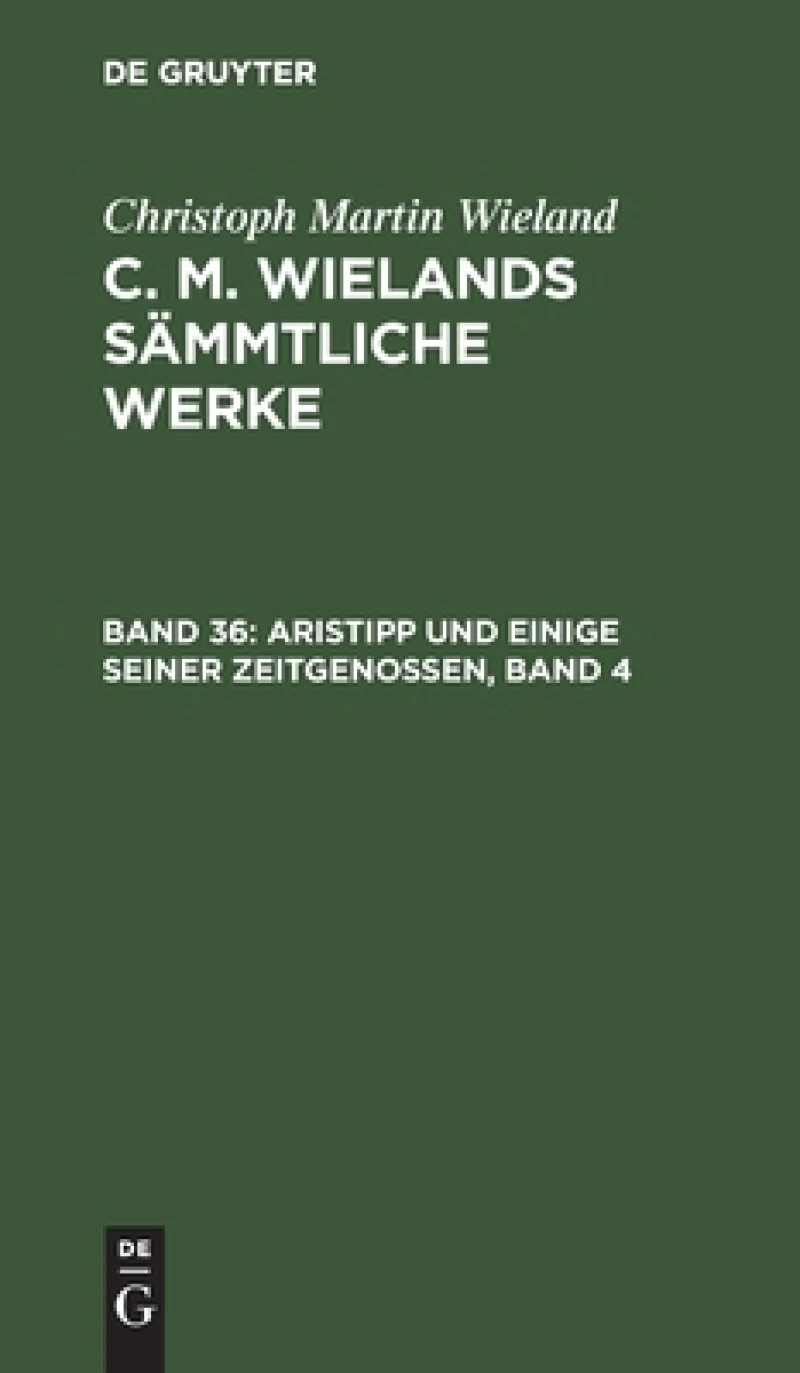 Aristipp und einige seiner Zeitgenossen, Band 4