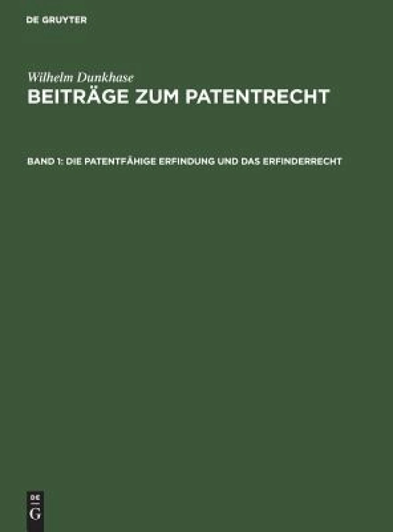 patentfähige Erfindung und das Erfinderrecht