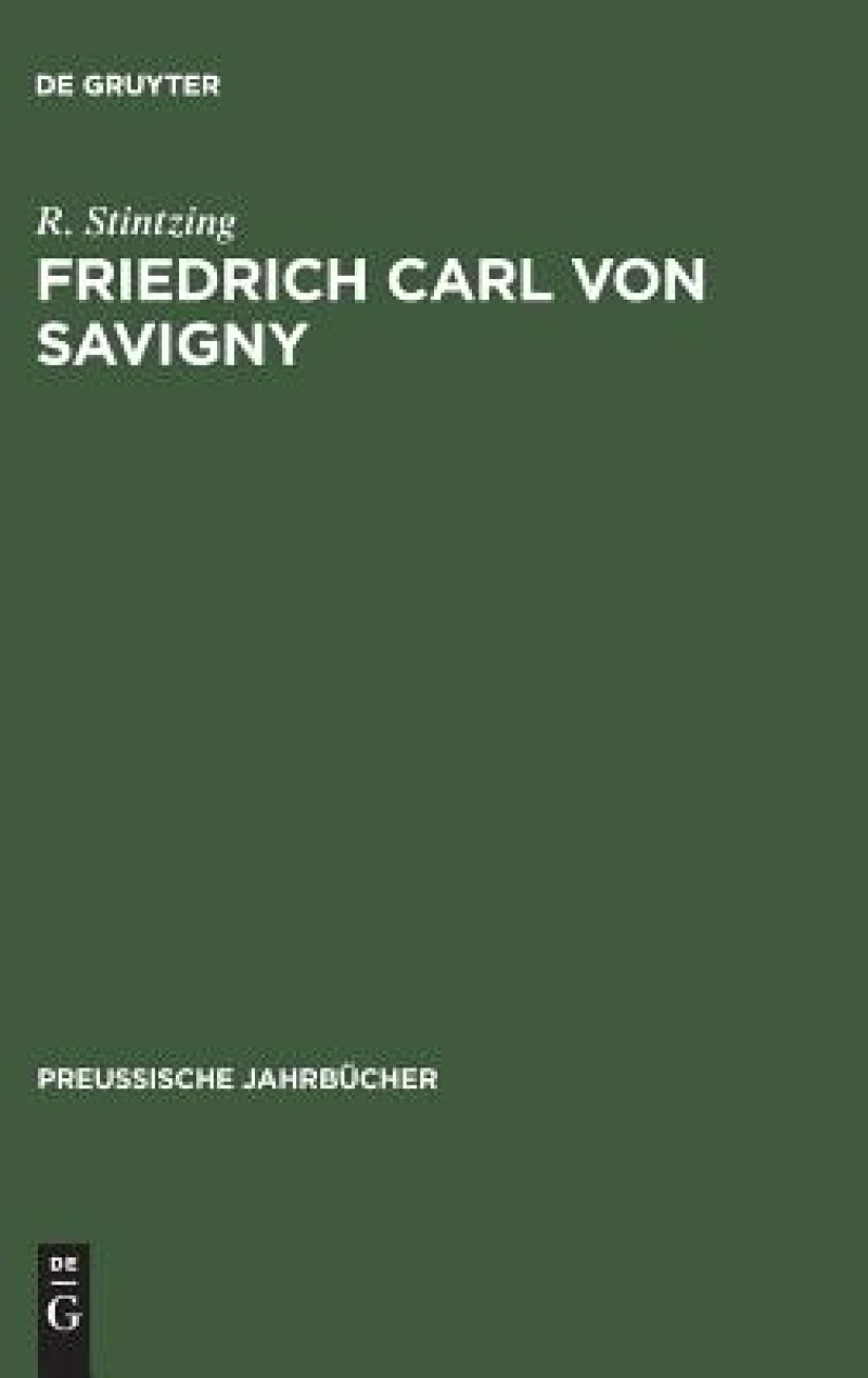 Friedrich Carl von Savigny