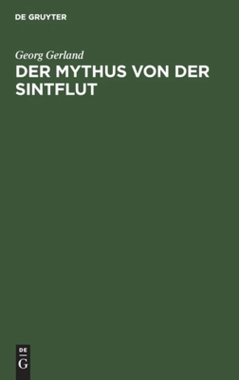 Mythus von der Sintflut