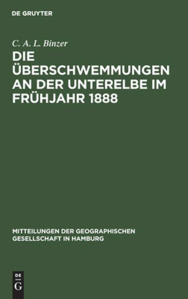 Überschwemmungen an der Unterelbe im Frühjahr 1888