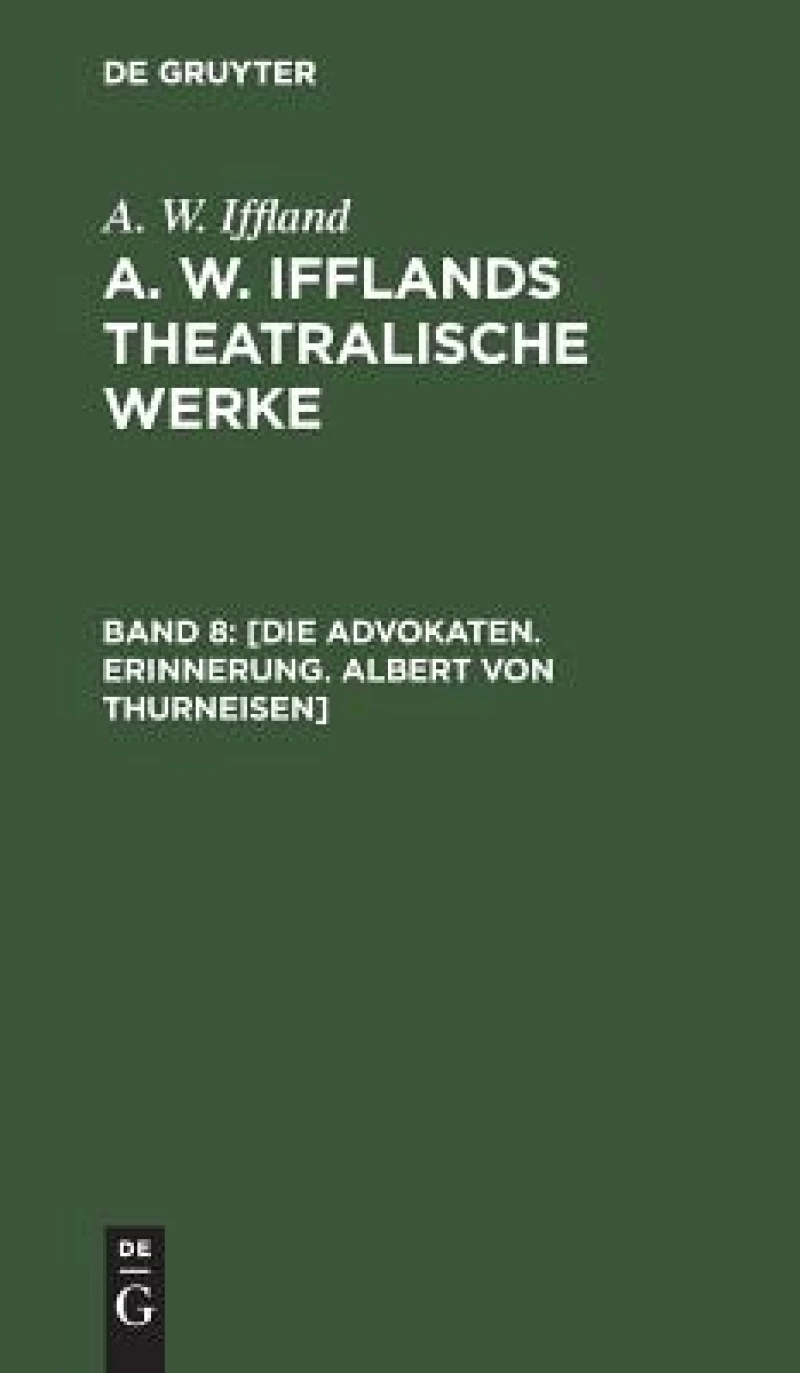 [Die Advokaten. Erinnerung. Albert von Thurneisen]