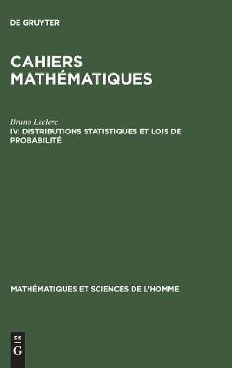 Distributions Statistiques Et Lois De Probabilité