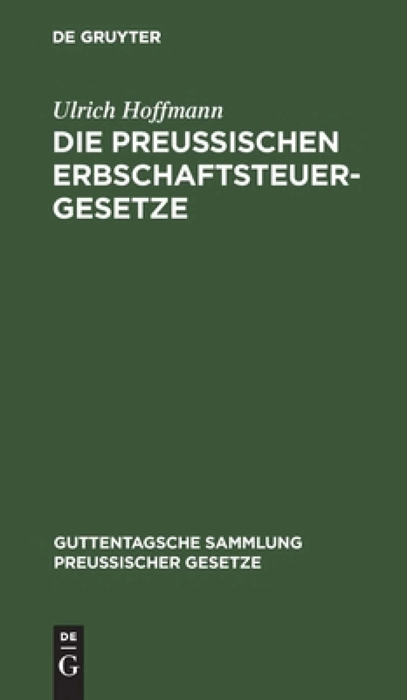 preußischen Erbschaftsteuergesetze