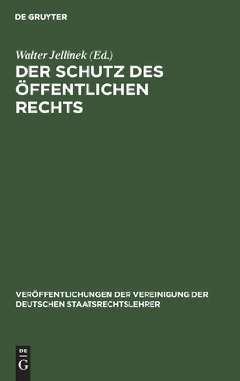 Schutz des öffentlichen Rechts