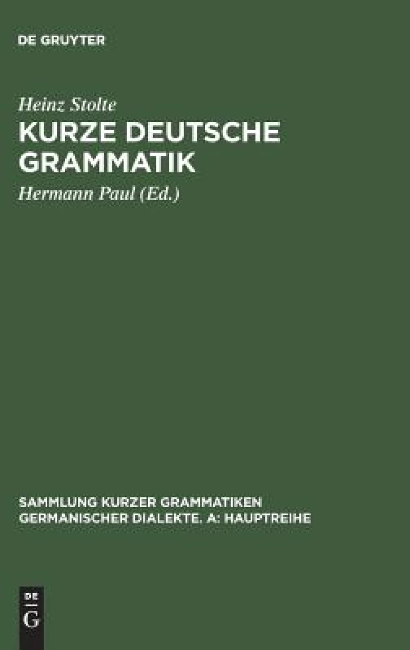 Kurze Deutsche Grammatik