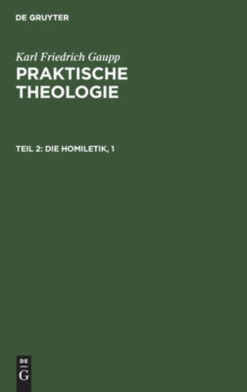 Die Homiletik, 1