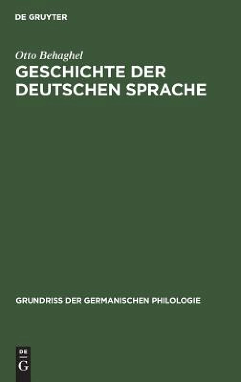 Geschichte Der Deutschen Sprache