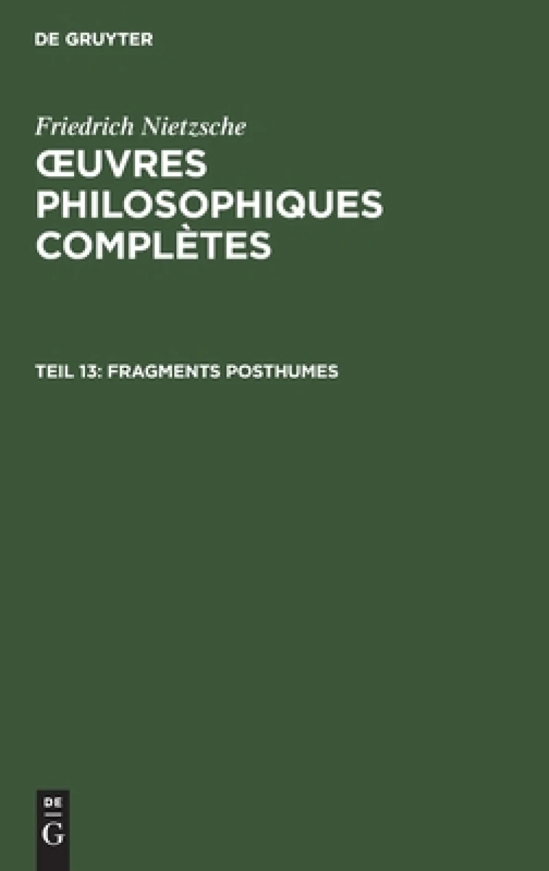 Fragments posthumes