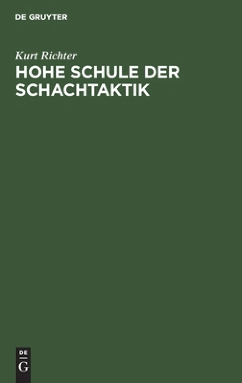 Hohe Schule Der Schachtaktik