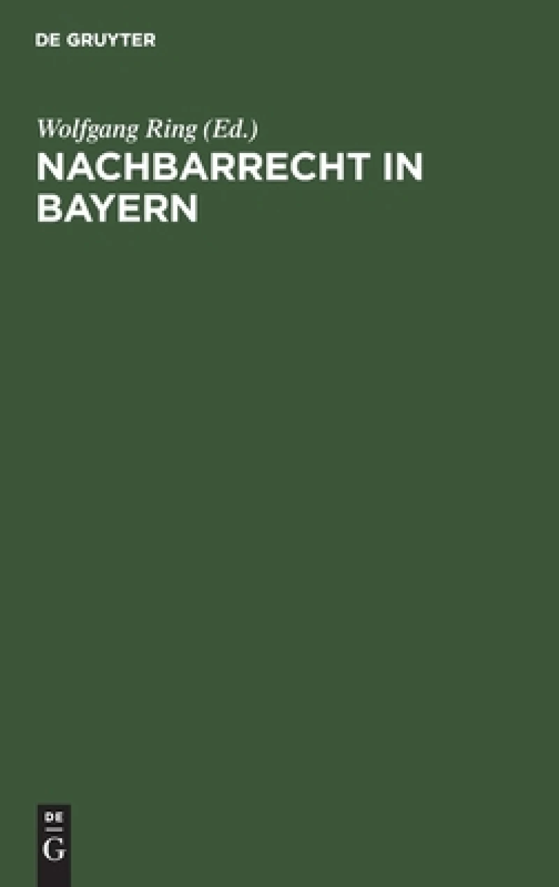 Nachbarrecht in Bayern