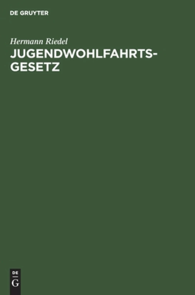 Jugendwohlfahrtsgesetz