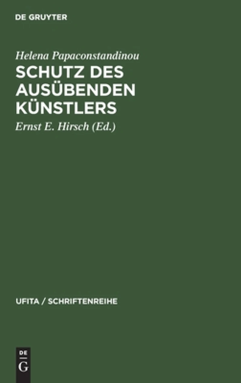 Schutz des Ausübenden Künstlers