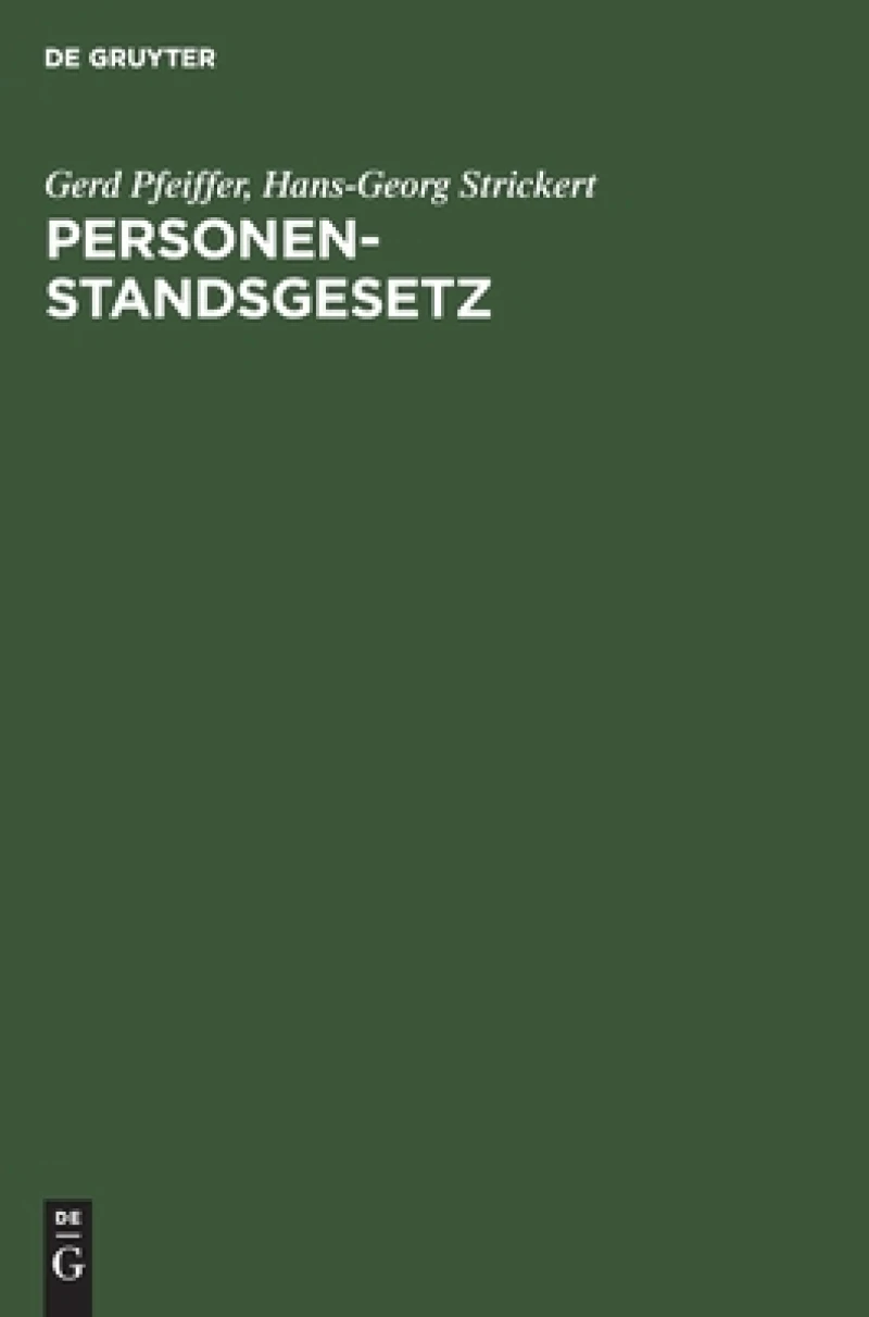 Personenstandsgesetz