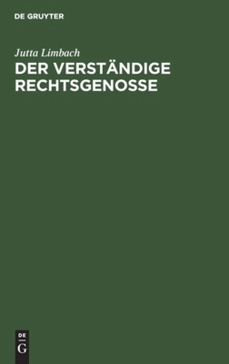 verständige Rechtsgenosse