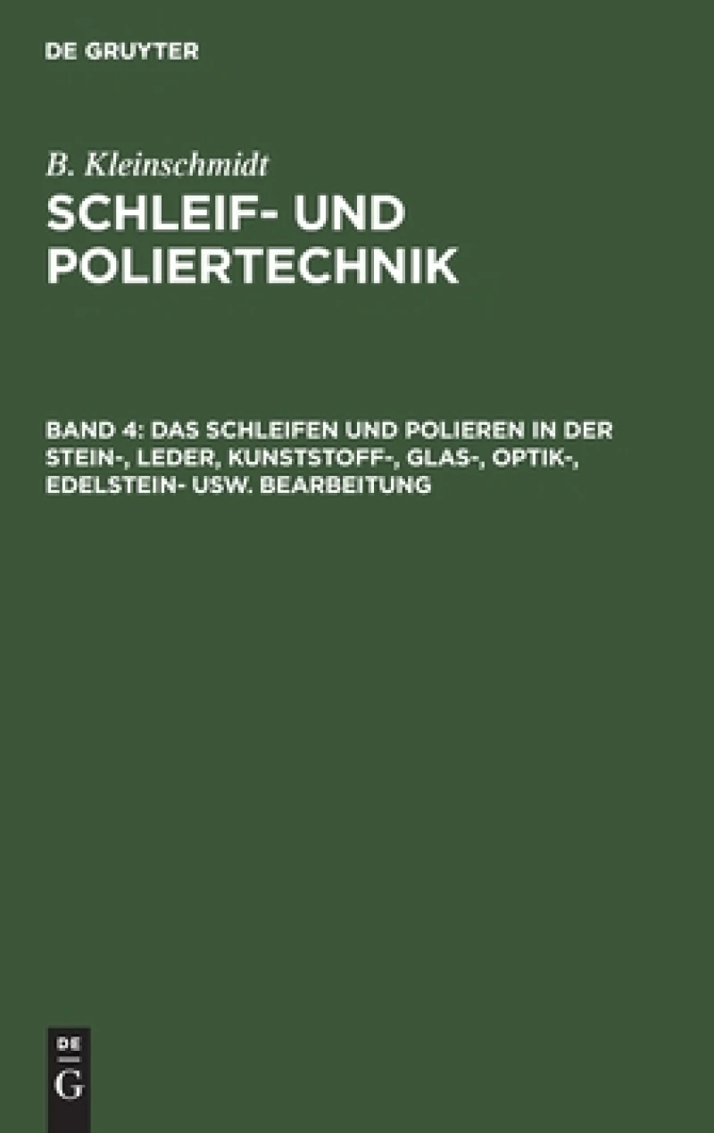 Schleifen und Polieren in der Stein-, Leder, Kunststoff-, Glas-, Optik-, Edelstein- usw. Bearbeitung